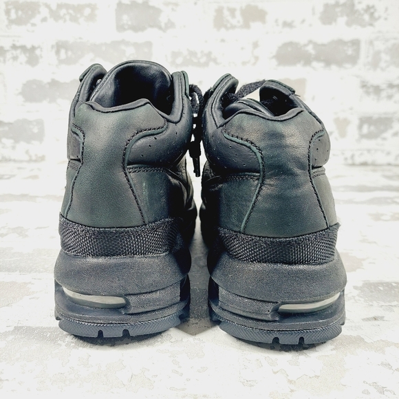 Nike Air Max Goadome 2013 Black Leather Lace Up Waterproof Boots B1 - Picture 6 of 11